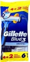 Gillette Blue 3 Smooth jednorazový holiaci strojček, 12 kusov