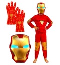 Kostým IRON MAN MASK GLOVE LED L