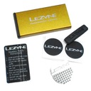 Lezyne Repair Kit Kovová hliníková krabička zlaté nášivky