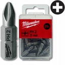 Hrot BIT PH2 25MM MILWAUKEE 25 KS.