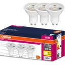 3x GU10 LED žiarovka 6,9W = 50W 3000K OSRAM Hodnota