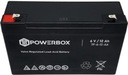 Batéria Powerbox 6V 12Ah