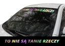 Samolepka na auto TOTO NIE SÚ LACNÉ VECI HOLOGRAM