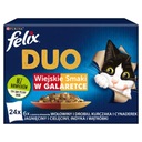 FELIX DUO Wiejskie Smaki Vrecúška pre mačky 24x 85g