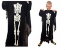 Kostým SKONEBODY kostým halloween maškarný kostým 120 cm skeleton pelerína