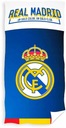 PLÁŽOVÁ osuška 140 x 70 cm REAL MADRID MADRID veľký hrebeň s KORUNOU