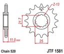 JT PREDNÉ OZNAČENIE 566M 16 YAMAHA YZF R6 '99-20', FZ6 '04-09' (566M16JT)