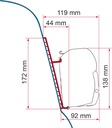 STREŠNÝ ADAPTÉR MARKÍZY FIAMMA F45/F1