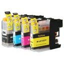 4x sada BROTHER INK LC123 DCP J132W J152W j552