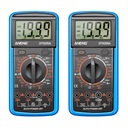 2x jednosmerný displej ohmmeter elektromer