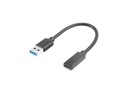 USB TYP-C(F) AM 3.1 adaptér Lanberg 15 cm