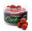 Massive Baits CORKERZ Strawberry Bergamotta 18mm vyvážené háčikové boilies