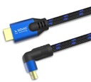 HDMI kábel 3m 2.1 UHD 8K HDR PS5 SPÍNAČ Uhol 90°