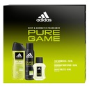 ADIDAS Pure Game darčeková sada (toaletná voda 50 ml + dezodorant v spreji 15