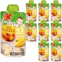 KUBUŚ Baby Mousse Kaša jablko banán deti 9 x 100g