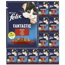 Felix FANTASTIC Kapsičky pre mačky Hovädzie 12x 85g