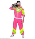 Outfit Tepláky Ružový Disco Kostým 80. 90. roky Tepláky Kresz Athlete XL