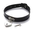 BDSM101J Kožený náhrdelník Collar CHOKER - Heart