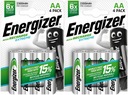 8x ENERGIZER BATÉRIE AA R6 2300mAh