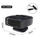 12V/24V 180W Auto elektrický ohrievač ventilátora