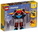 LEGO CREATOR 31124 Super ROBOT 3v1 Dračie lietadlo 6+