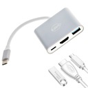 HUB adaptér 3v1 USB-C HDMI 4K 60hz