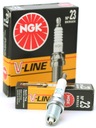 4x ZAPAĽOVACIE SVIEČKY LPG NGK V-LINE 23 BKR5EK 4483