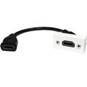 HDMI V 2.0 modul 45x22,5, 15cm lomený kábel