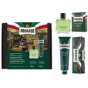 PRORASO SET na holenie Krém na holenie a voda po holení Green Line