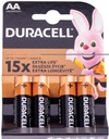 40x ALKALICKÁ BATÉRIA DURACELL LR6 AA R6