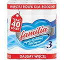 Veľká škatuľka na 3-vrstvový toaletný papier Familia