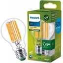 E27 A60 LED žiarovka 7,3W = 100W 1535lm 2700K Warm Filament PHILIPS Ultra