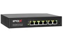 PX-S6-P4-U2-TP65HI - PoE switch 4-port + 2 RJ45