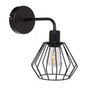 NÁSTENNÁ LAMPA NÁSTENNÁ LAMPA LOFT KOV DIAMANT EDISON