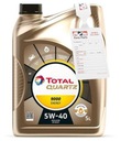 Olej TOTAL 5W40 Quartz Energy 5l + vešiak