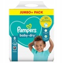 Pampers Baby Dry veľkosť 8 Jumbo Pack 52 ks UK