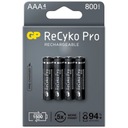 Batérie GP RECYKO PRO AAA GP ReCyko 800mAh x4