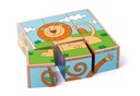 Puzzle kocky MONTESSORI Puzzle z 9 kociek