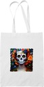 Skull Skeleton Bag biela 4