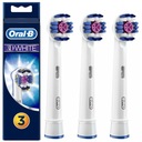 3x ORAL-B 3D BIELA ​​ORIGINÁLNA BIELIACA ŠTIETKA