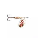 Mepps Comet DECOREE spinner GOLD/RED. Č. 4