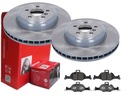 BREMBO PREDNÉ DISKY, DESTIČKY, BMW X3 G01 X4 G02 348MM