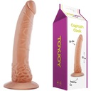 Realistické dildo so žilami, telovej farby TPR ToyJoy