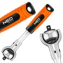 NEO TOOLS RATCHET 1/4 360 72T CRV 250MM OTOČNÁ HLAVA OCELOVÁ CRV 08-540