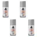 Adidas Power Booster roll-on deodorant pre mužov Multipack 4 x 50ml