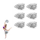 CHEERLEADER POMPON CHEERLEADER BOMPONS SILVER