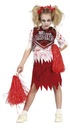 OUTFIT ZOMBIE DANCER HALLOWEEN CHEERLEADER 128