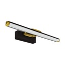 PRYMUS LED nástenné svietidlo 7W BLACK/GOLD 43cm Struhm