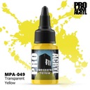 MONUMENT HOBBIES MPA-049 Pro Acrylic: Transparent Yellow (22 ml)