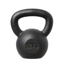 HMS KETTLEBELL Black 12kg SOLID Training